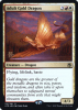Adult Gold Dragon - Adventures in the Forgotten Realms Promos #216s