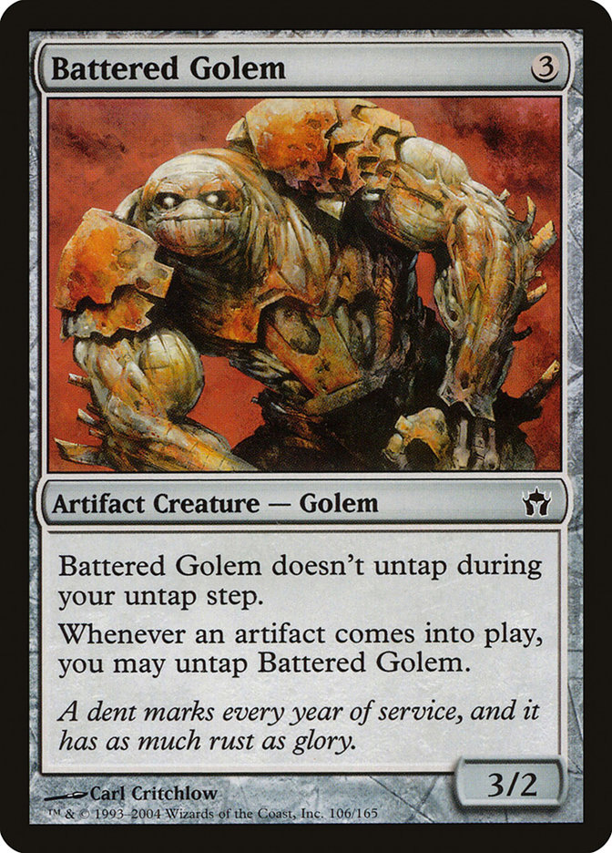 Battered Golem by Carl Critchlow #106