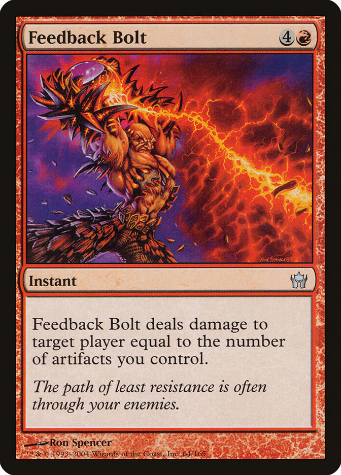 Feedback Bolt by Ron Spencer #64