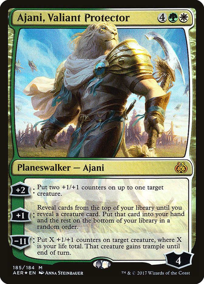 Ajani, Valiant Protector by Anna Steinbauer #185