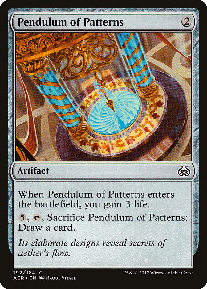 Pendulum of Patterns by Raoul Vitale #192