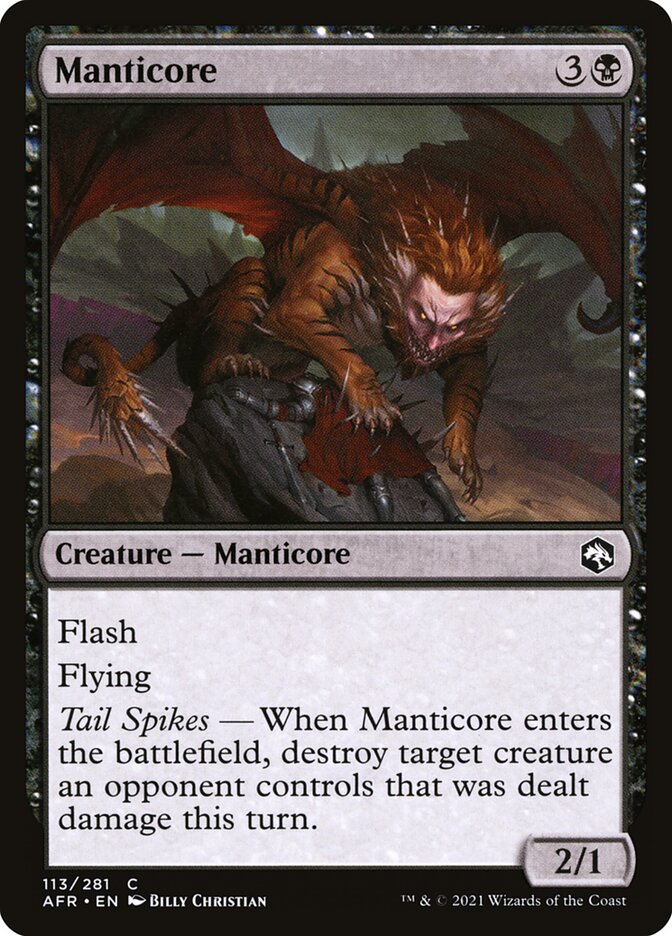 Manticore by Billy Christian #113