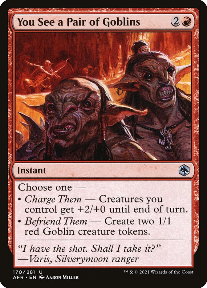 You See a Pair of Goblins by Aaron Miller #170