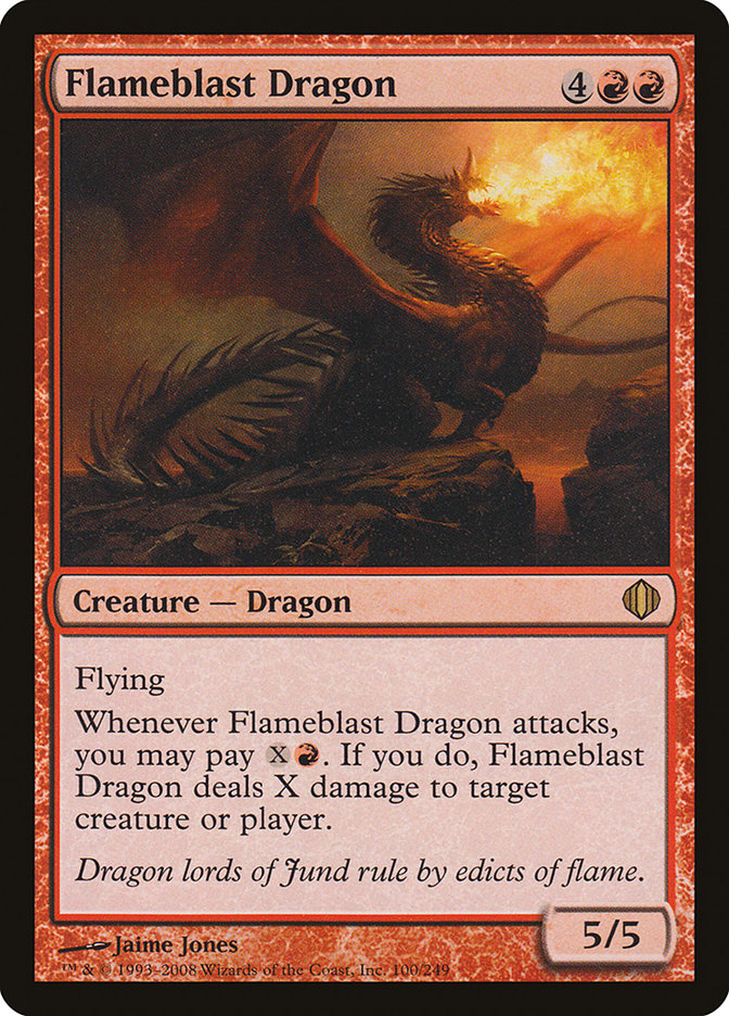 Flameblast Dragon by Jaime Jones #100