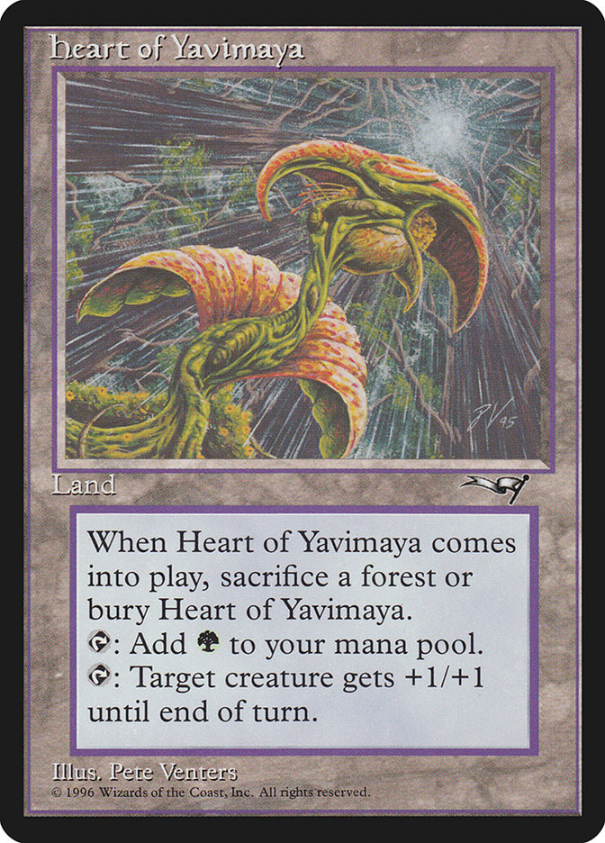 Heart of Yavimaya by Pete Venters #138