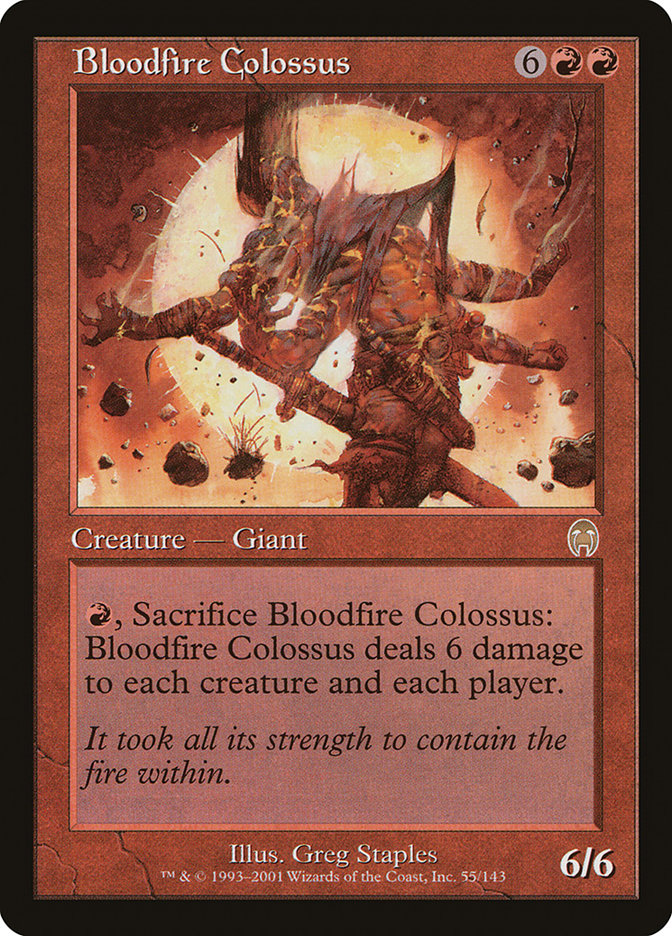 Bloodfire Colossus by Greg Staples #55