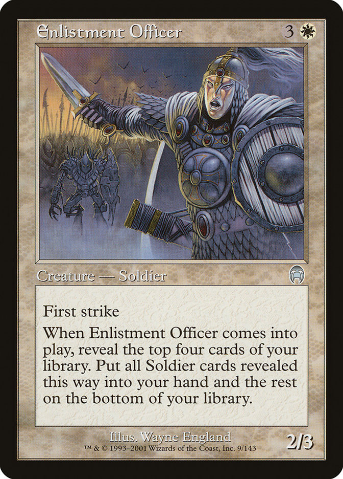 Enlistment Officer by Wayne England #9