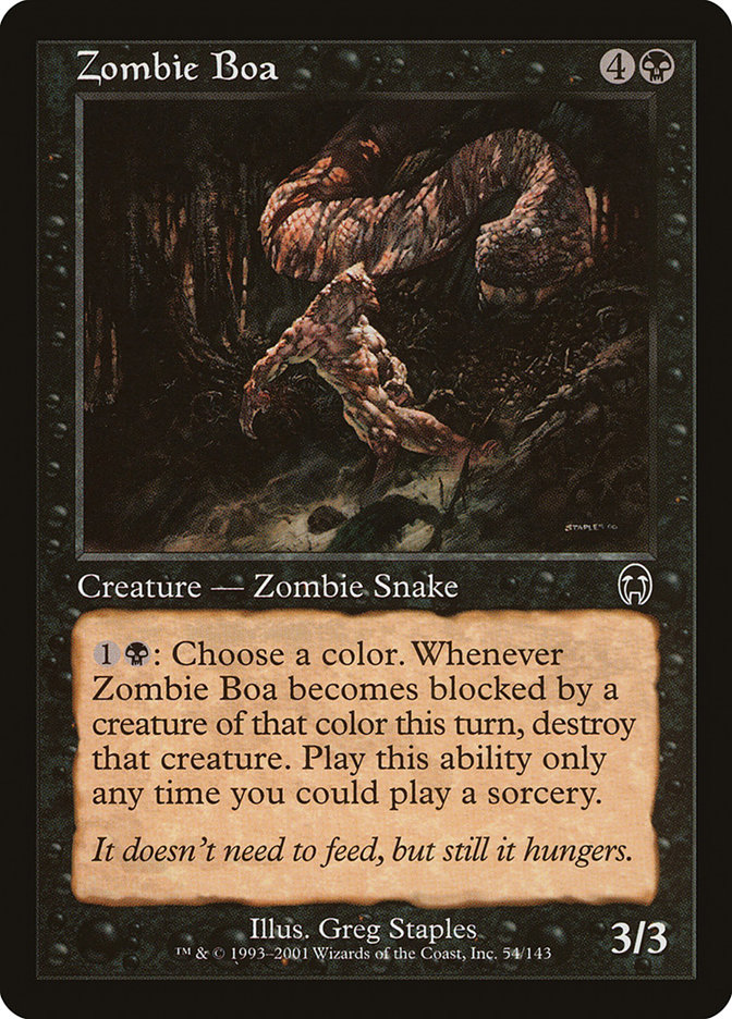 Zombie Boa by Greg Staples #54