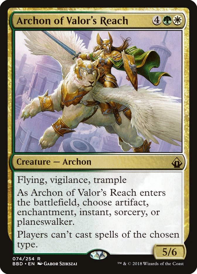 Archon of Valor's Reach by Gabor Szikszai #74