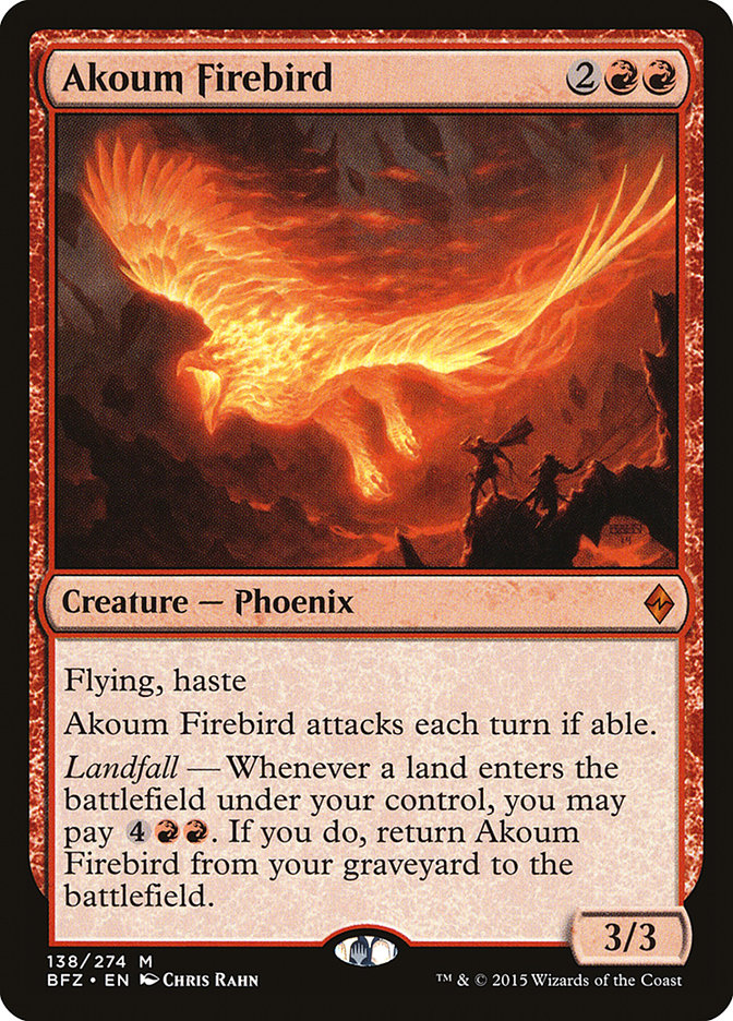 Akoum Firebird by Chris Rahn #138