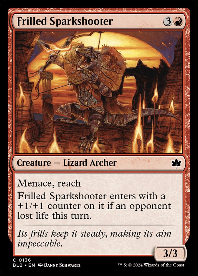 Frilled Sparkshooter by Danny Schwartz #136