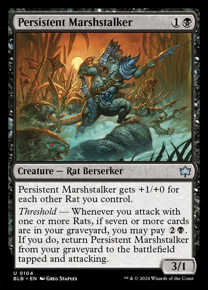 Persistent Marshstalker by Greg Staples #104