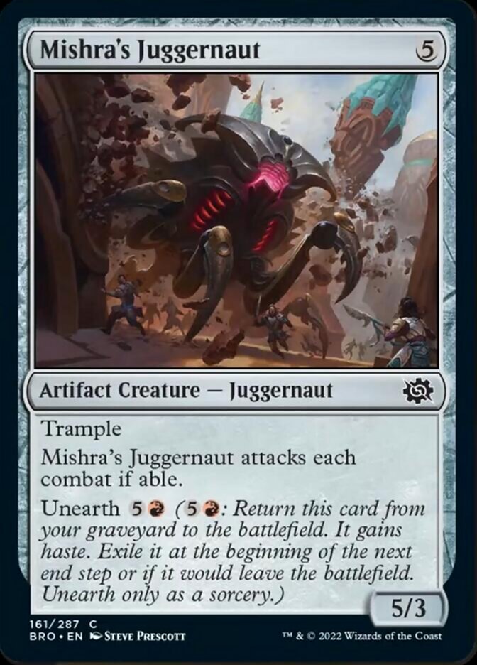 Mishra's Juggernaut by Steve Prescott #161