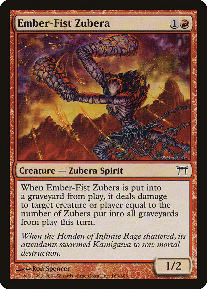 Ember-Fist Zubera by Ron Spencer #166