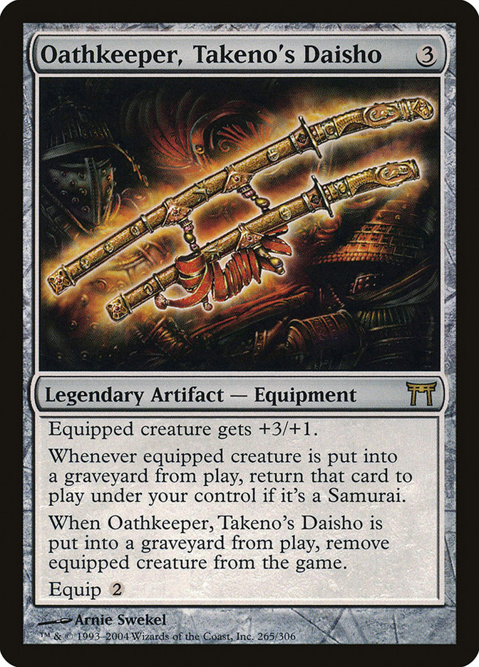 Oathkeeper, Takeno's Daisho by Arnie Swekel #265