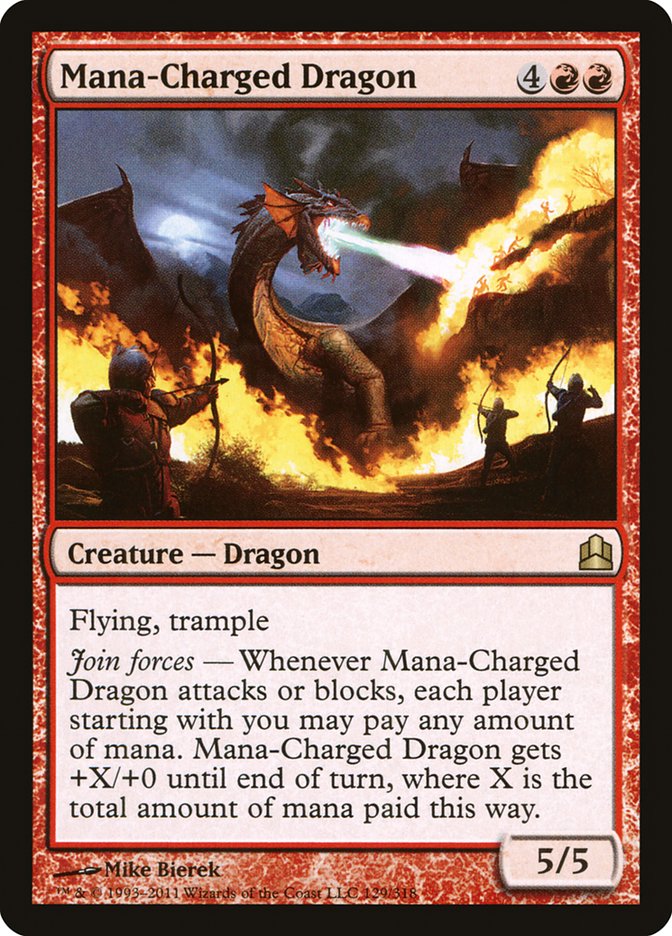 Mana-Charged Dragon by Mike Bierek #129