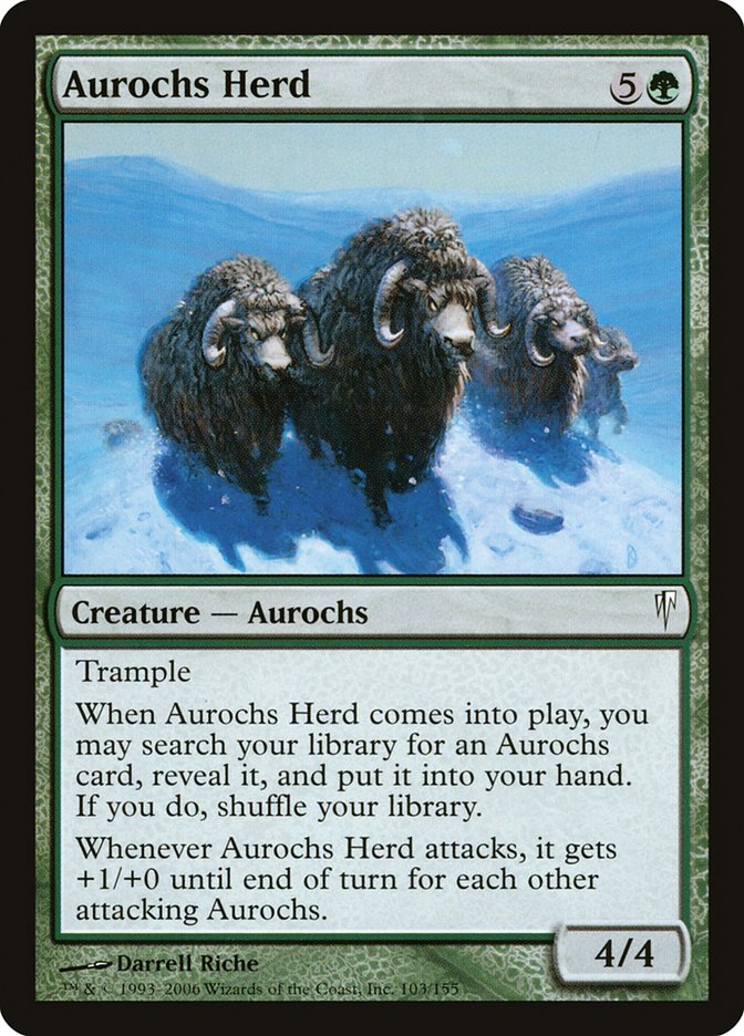 Aurochs Herd by Darrell Riche #103