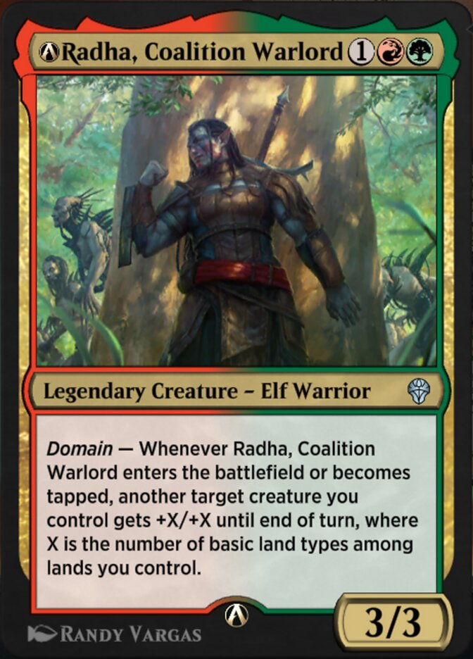 A-Radha, Coalition Warlord by Randy Vargas #A-211