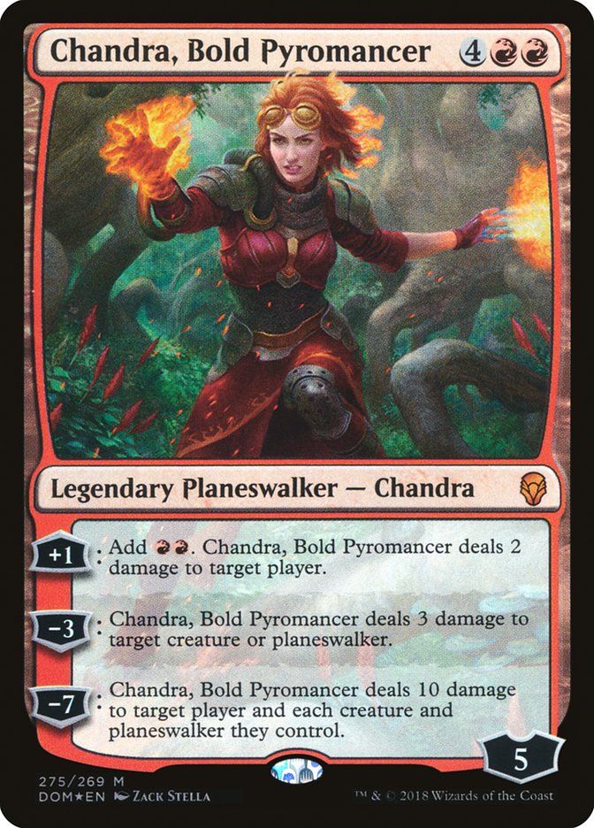 Chandra, Bold Pyromancer by Zack Stella #275