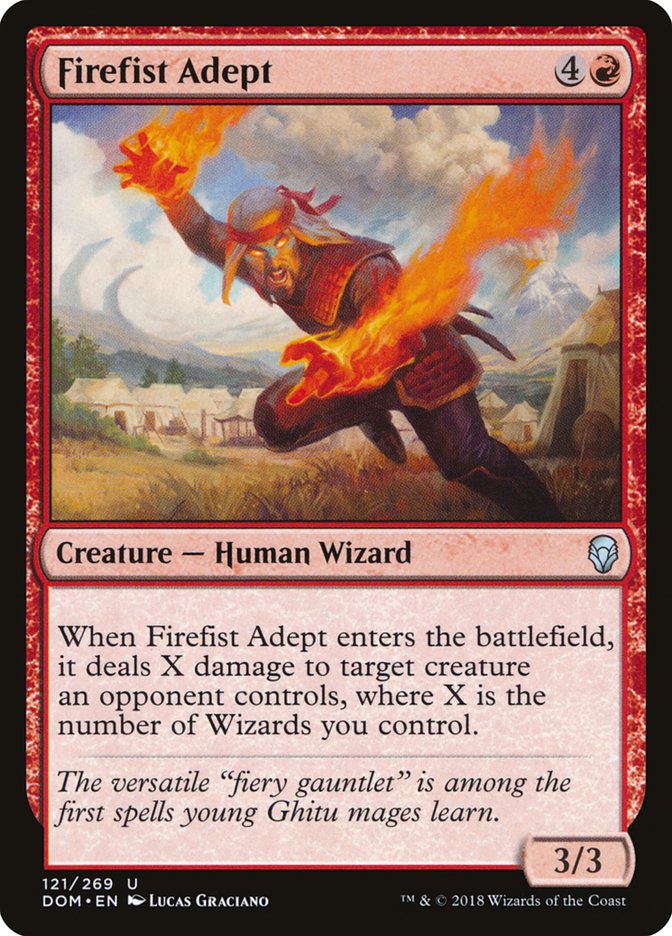 Firefist Adept by Lucas Graciano #121