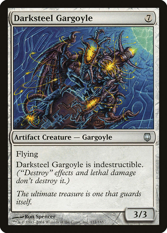 Darksteel Gargoyle by Ron Spencer #111