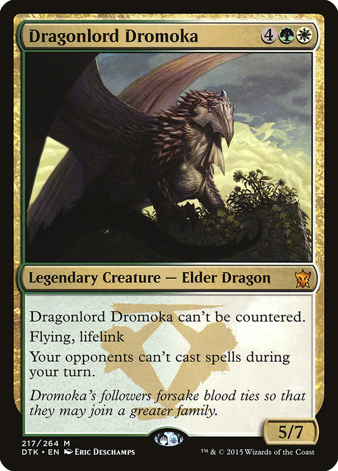 Dragonlord Dromoka by Eric Deschamps #217