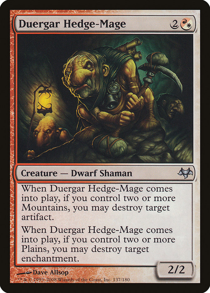 Duergar Hedge-Mage by Dave Allsop #137