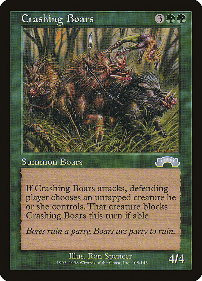 Crashing Boars by Ron Spencer #108