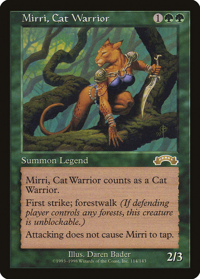 Mirri, Cat Warrior by Daren Bader #114