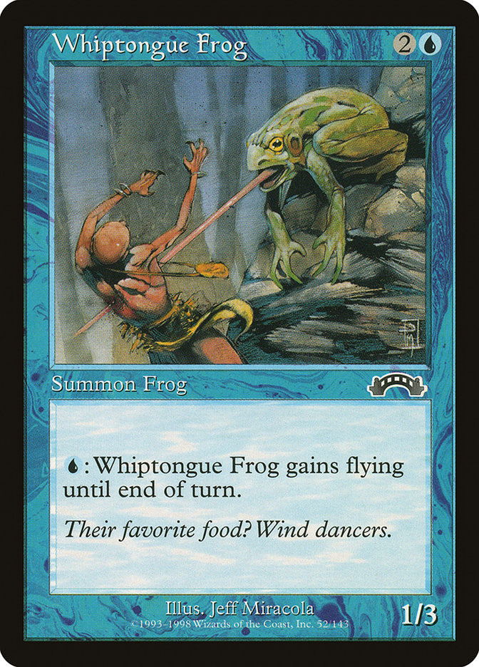 Whiptongue Frog by Jeff Miracola #52