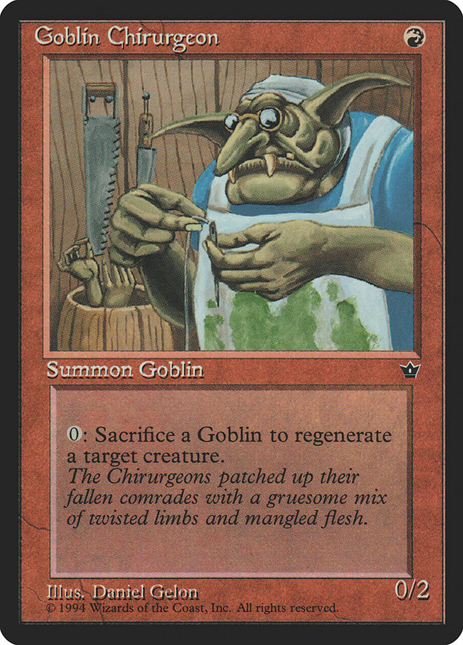 Goblin Chirurgeon by Daniel Gelon #54a