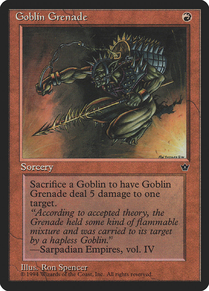 Goblin Grenade by Ron Spencer #56a