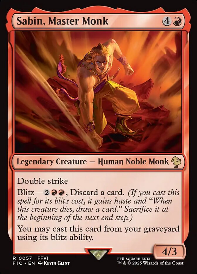 Sabin, Master Monk by Kevin Glint #57