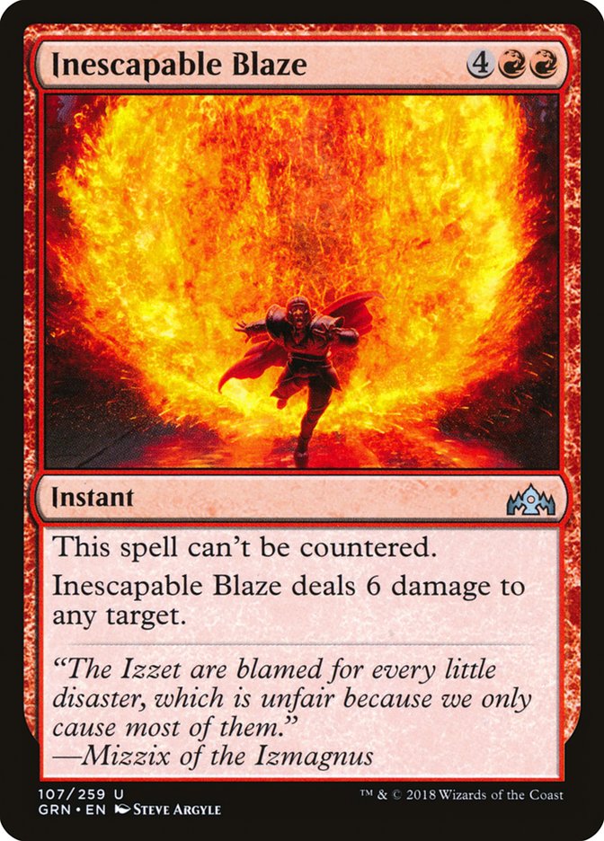 Inescapable Blaze by Steve Argyle #107