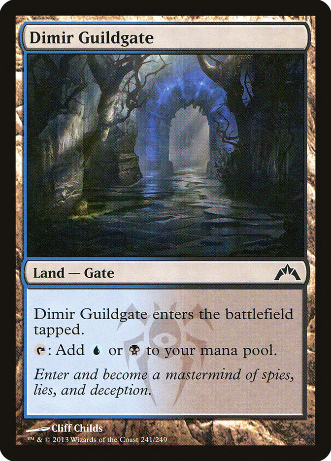 Dimir Guildgate by Cliff Childs #241