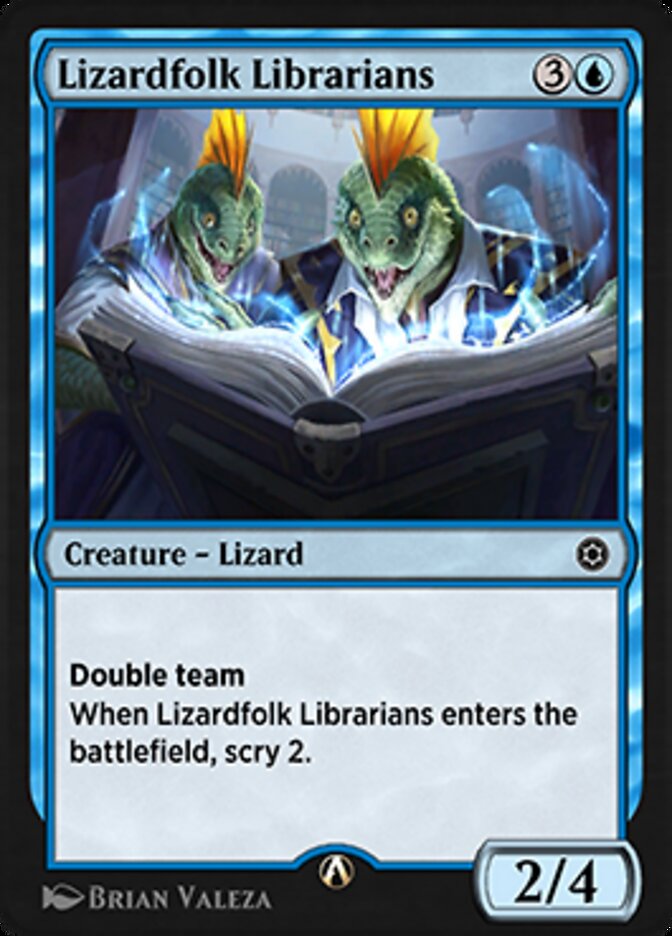 Lizardfolk Librarians by Brian Valeza #35