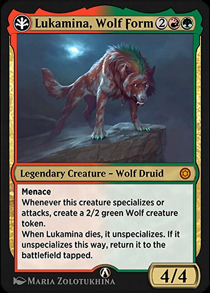 Lukamina, Wolf Form by Maria Zolotukhina #17r