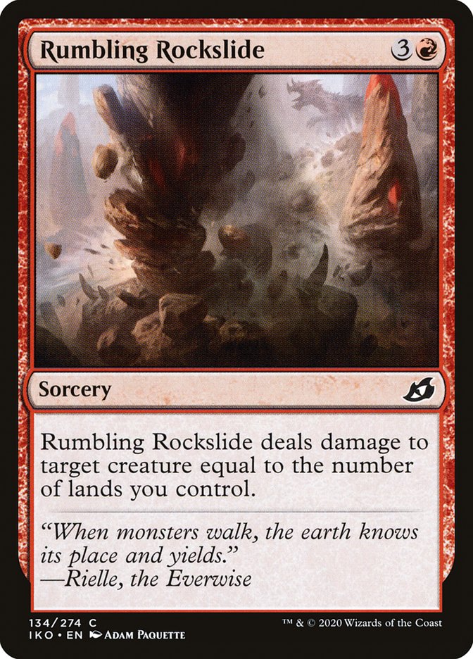 Rumbling Rockslide by Adam Paquette #134