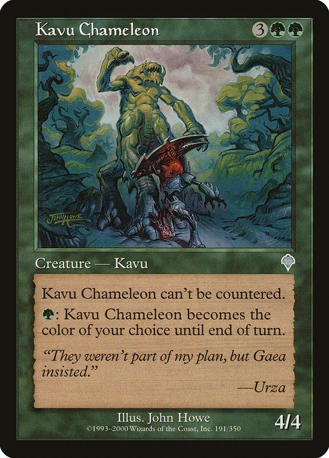 Kavu Chameleon by John Howe #191