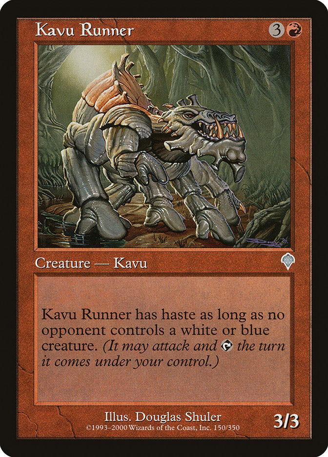 Kavu Runner by Douglas Shuler #150
