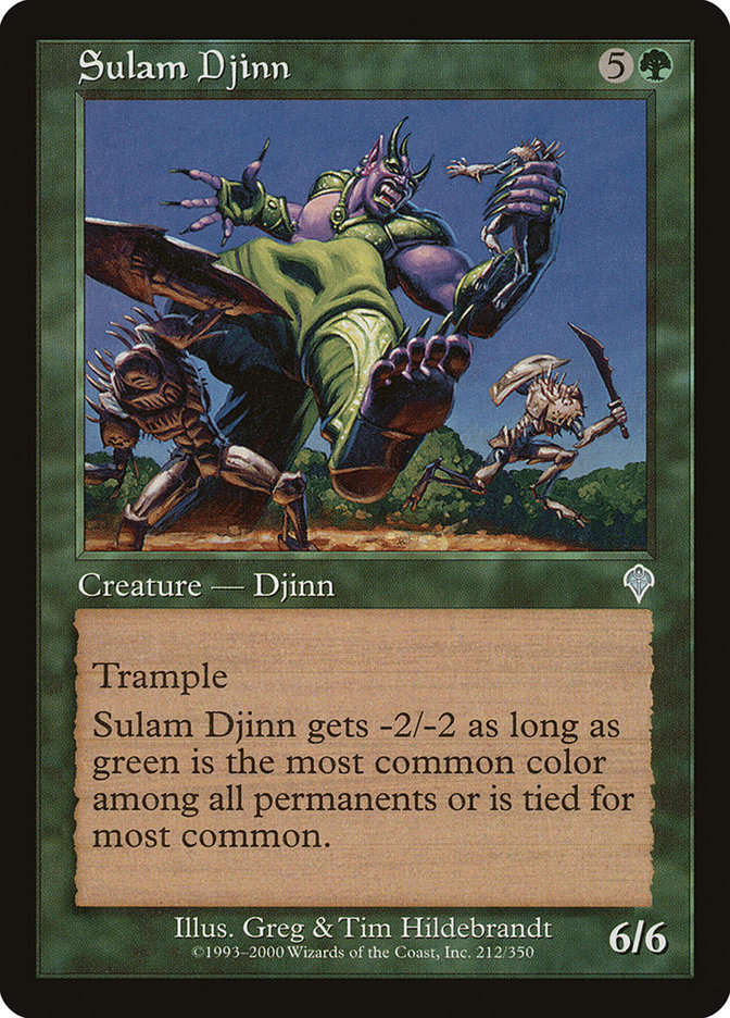 Sulam Djinn by Greg Hildebrandt & Tim Hildebrandt #212