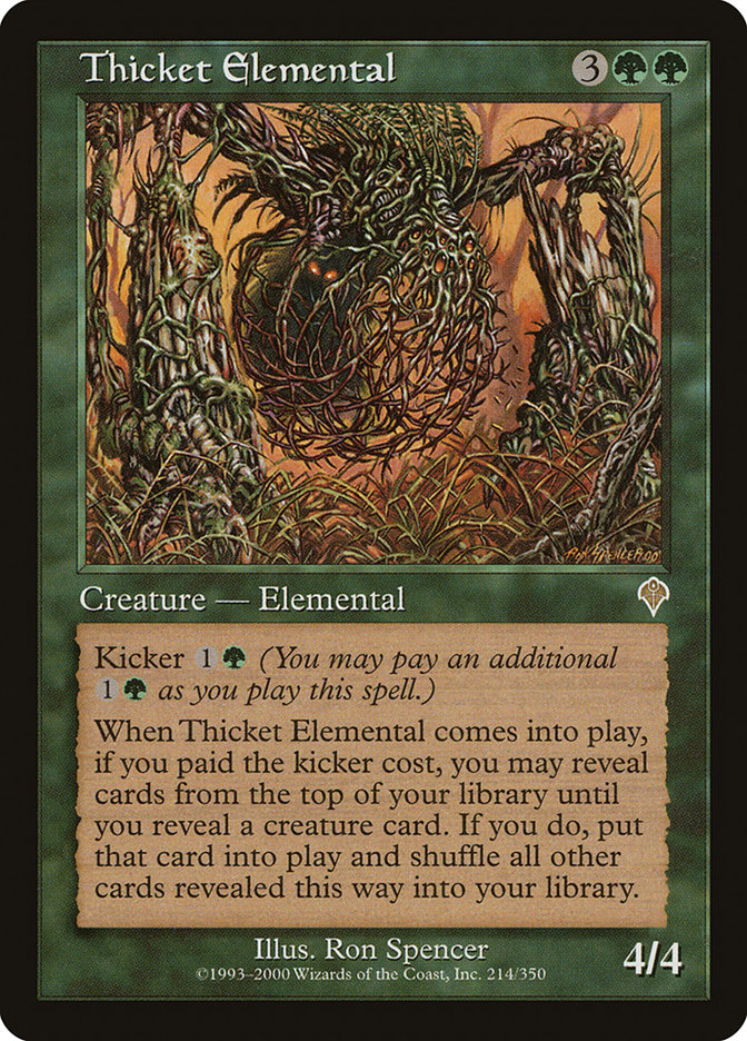 Thicket Elemental by Ron Spencer #214