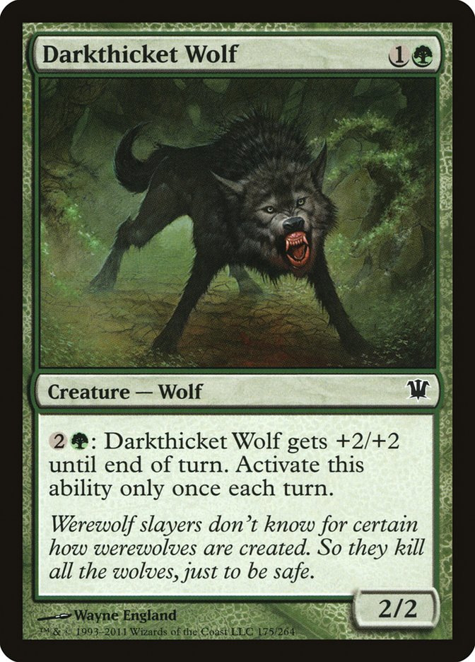 Darkthicket Wolf by Wayne England #175