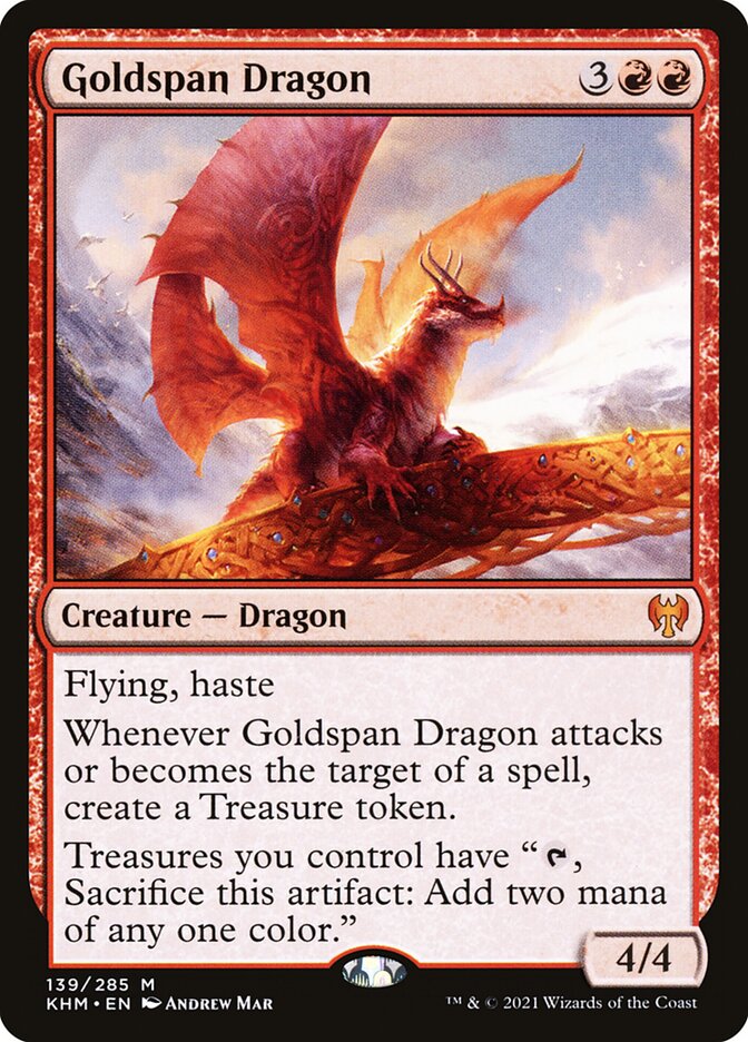Goldspan Dragon by Andrew Mar #139