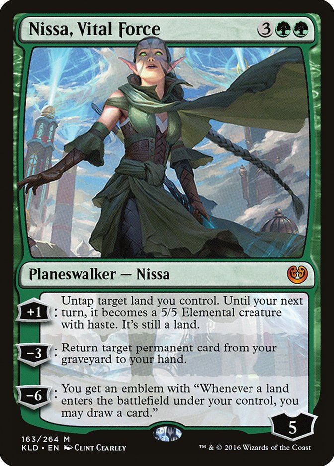 Nissa, Vital Force by Clint Cearley #163