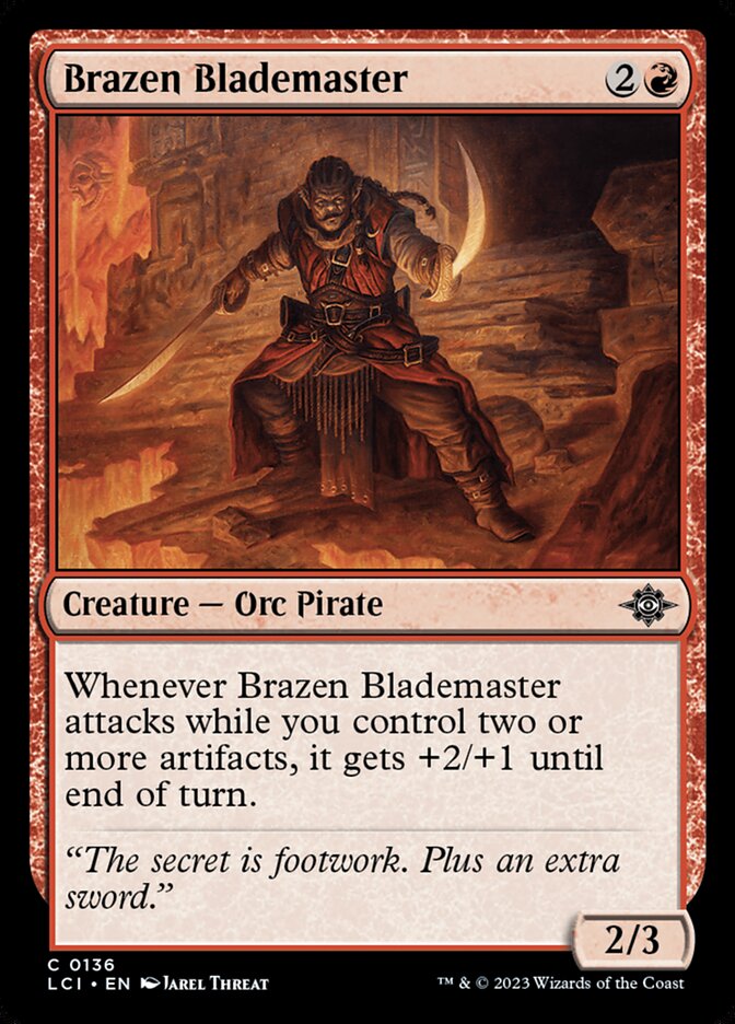 Brazen Blademaster by Jarel Threat #136