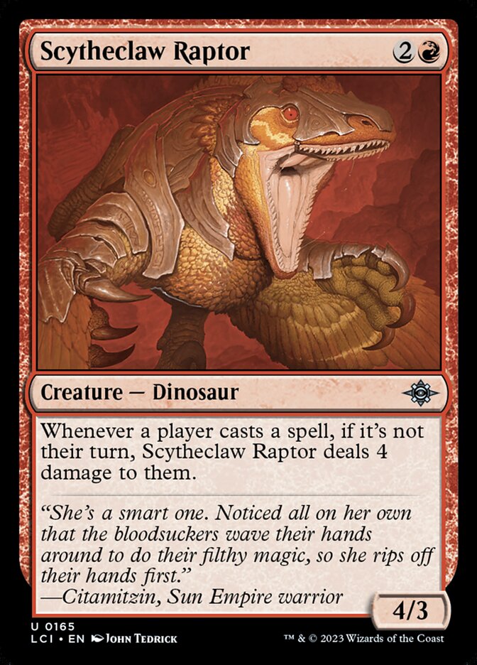 Scytheclaw Raptor by John Tedrick #165