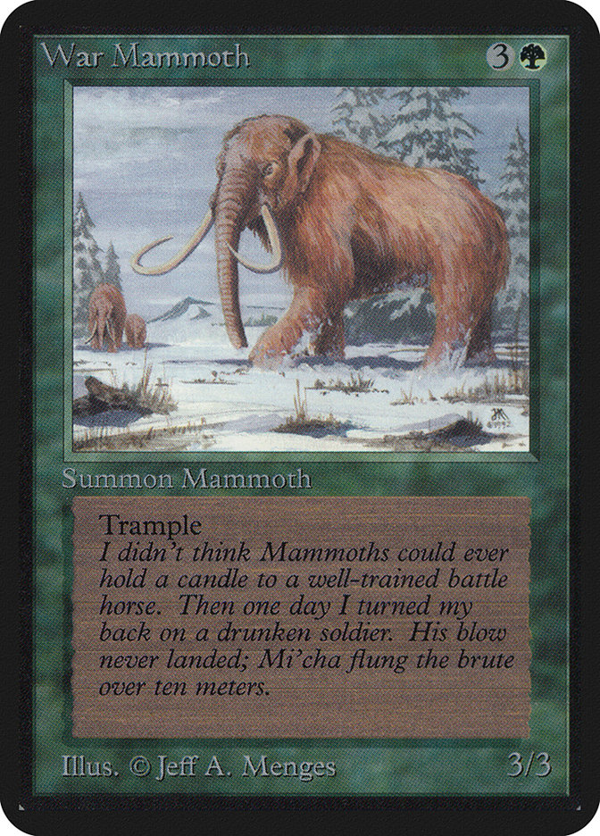 War Mammoth by Jeff A. Menges #227