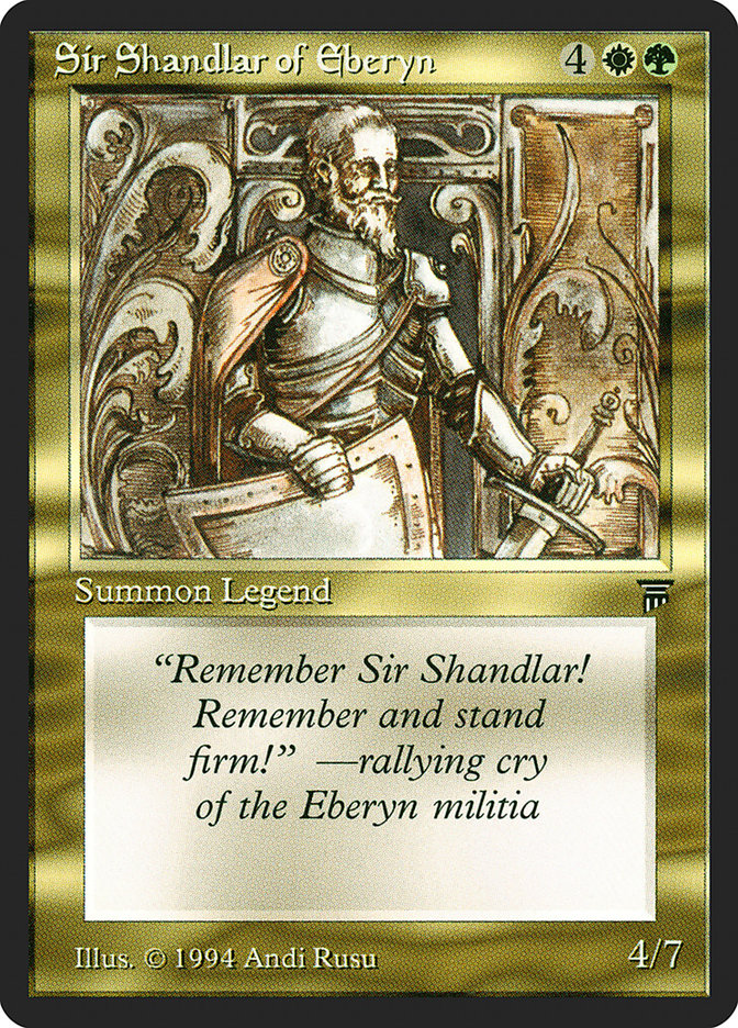 Sir Shandlar of Eberyn by Andi Rusu #257