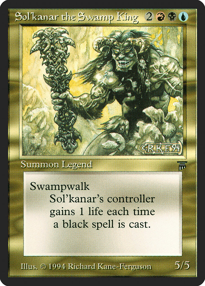 Sol'kanar the Swamp King by Richard Kane Ferguson #259